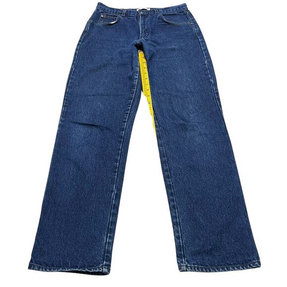 Vintage 90s Calvin Klein Sport Women's Blue Mom Jeans - Dark Washed Hi Rise - 14 - Picture 11 of 11